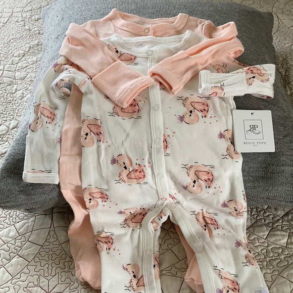 Rosie Pope baby one piece footie  (set) - Picture 6 of 10